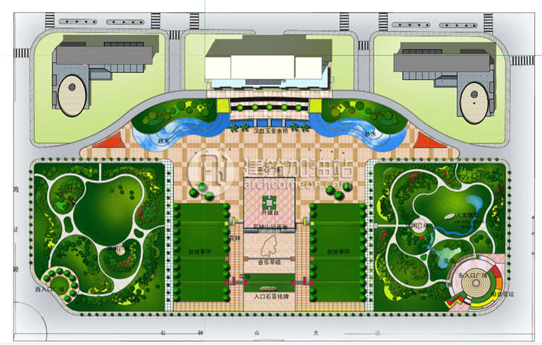 JZ074上饶公建办公楼办公cad图纸+SU模型+效果图-11