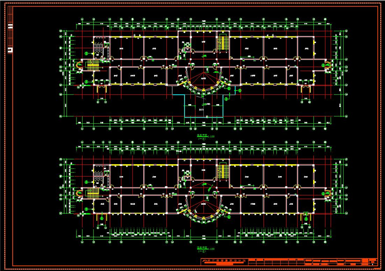 DB00118建筑CAD图纸设计院参考方案施工图CAD素材资料-6