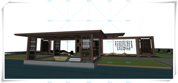 TU01028旭辉-景观方案+cad+SU模型-16