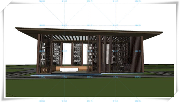 TU01028旭辉-景观方案+cad+SU模型-17