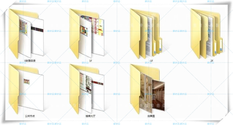 TU01143螳螂室内设计作品集店餐饮空间CAD施工图实景效果图...-4