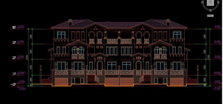 DB03394地中海风格联排别墅合院别墅商业街设计文本CAD+SU模型-43