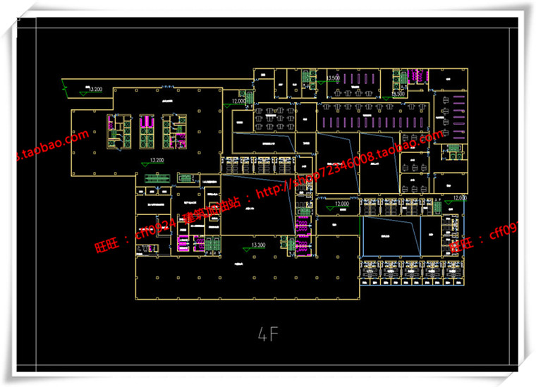 JZ179四星级酒店建筑设计方案SU模型+cad详细方案图纸-10