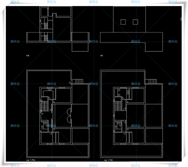 TU00872加西亚马科斯住宅su模型+CAD坎波 巴埃萨 Campo Baeza-7