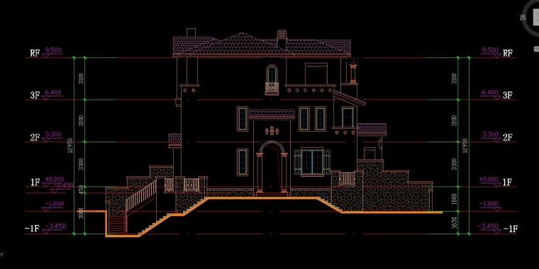 DB03394地中海风格联排别墅合院别墅商业街设计文本CAD+SU模型-33