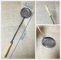 Spoon oil cake spoon spoon fried cake spoon commercial tool spoon potato round pot stainless steel Baba fried mold