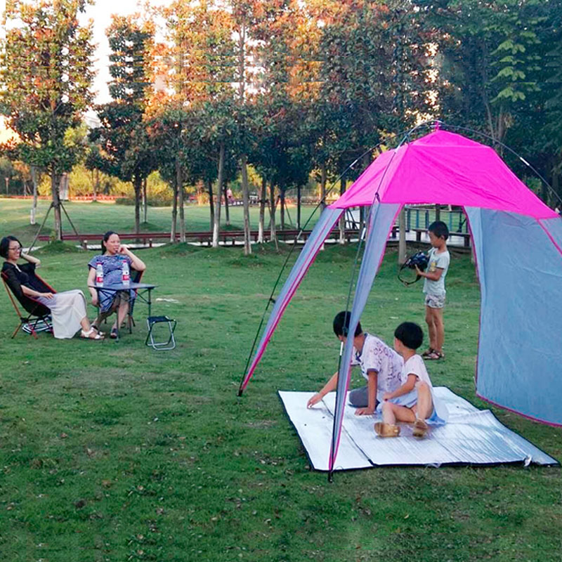 Siêu nhẹ di động tán chống nắng ngoài trời UV bãi biển nâng cao lều mưa mái hiên cắm trại pergola - Lều / mái hiên / phụ kiện lều 	cọc chống lều	