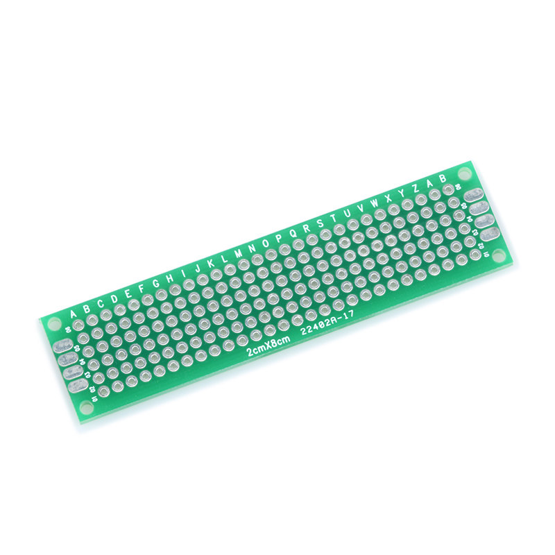 电子DIY党狂喜！万能板玻纤绿油板双面2*8CM，焊电路终于不翻车了！🔥_PCB电路板_淘宝数码网