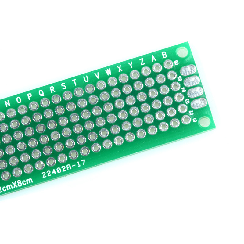 电子DIY党狂喜！万能板玻纤绿油板双面2*8CM，焊电路终于不翻车了！🔥_PCB电路板_淘宝数码网