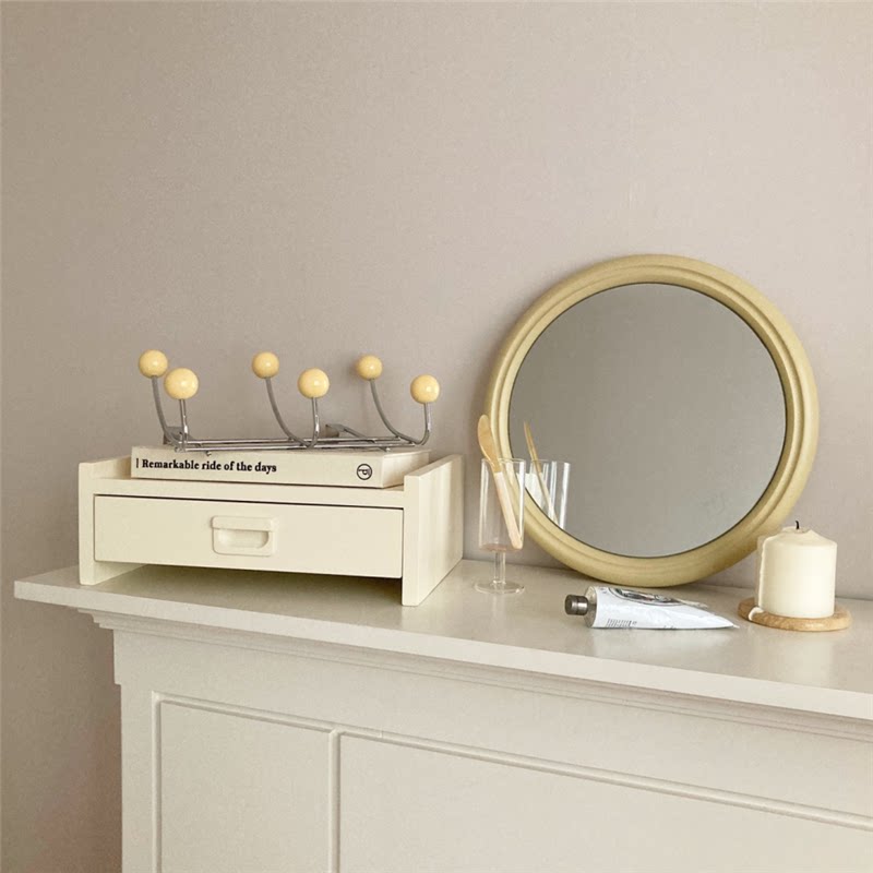 Металлические стойки 好市民大发 韩国vintage铁艺奶油白洗手间卧室门后挂钩衣架装饰