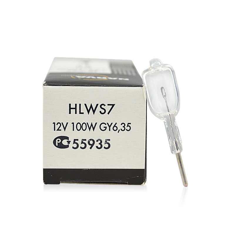 德国利华 NARVA HLWS7 12V100W 卤素灯泡 55935 GY6.35