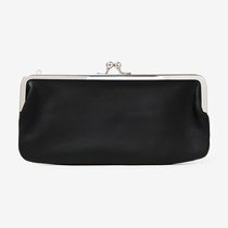 (Spot) sousou gold mouth bag small wallet coin purse leather crocodile bag {horizontal length} gold mouth bag