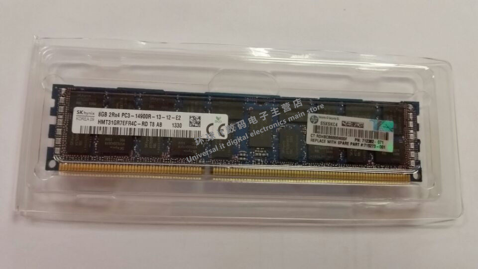 715273-001 715273-001 712382-071 8G 2RX4 PC3-14900R 1866 server memory