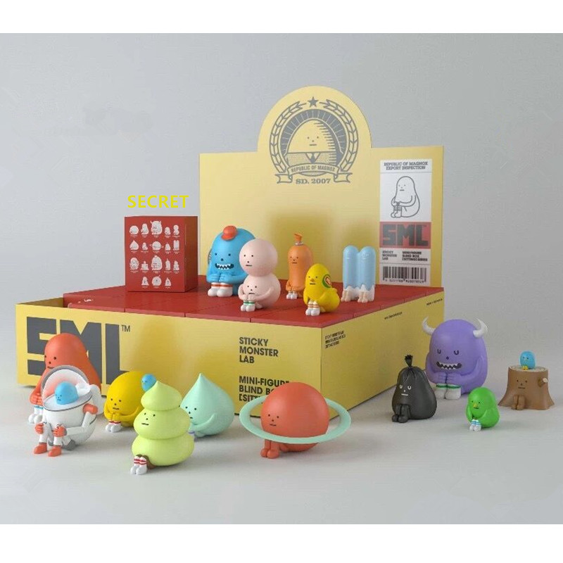 Spot Sticky Monster Lab Blind Box Sticky Monster Institute Blind Box Paparazzi SML Model Tide Play