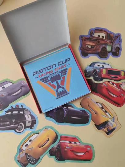McQueen Lightning Paper Cutting Children's Handmade Kindergarten 3-6 years old 4 baby introductory fun car transportation paper cutting