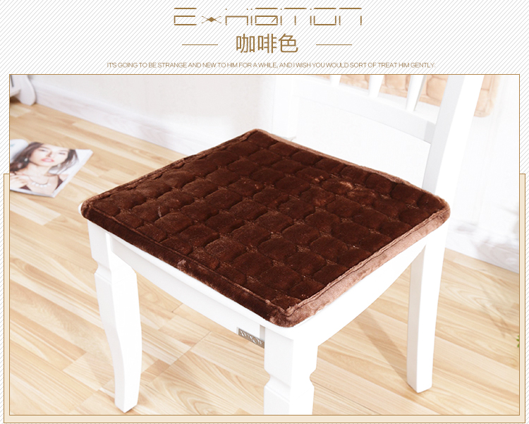 Jinrui Fale nhung chống trượt sofa đệm Ghế ăn lục địa đệm sang trọng đệm bốn mùa đệm ghế có thể được tùy chỉnh thảm trải ghế gỗ đẹp