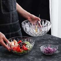 Acrylic PC vegetable bowl acrylic square round salad bowl fruit plastic transparent seasoning tea bowl Square