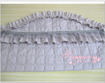 Set to be European-style headboard cover irregular old clamp cotton cloth Art semicircle-shaped anti-dust backrest protective sleeve