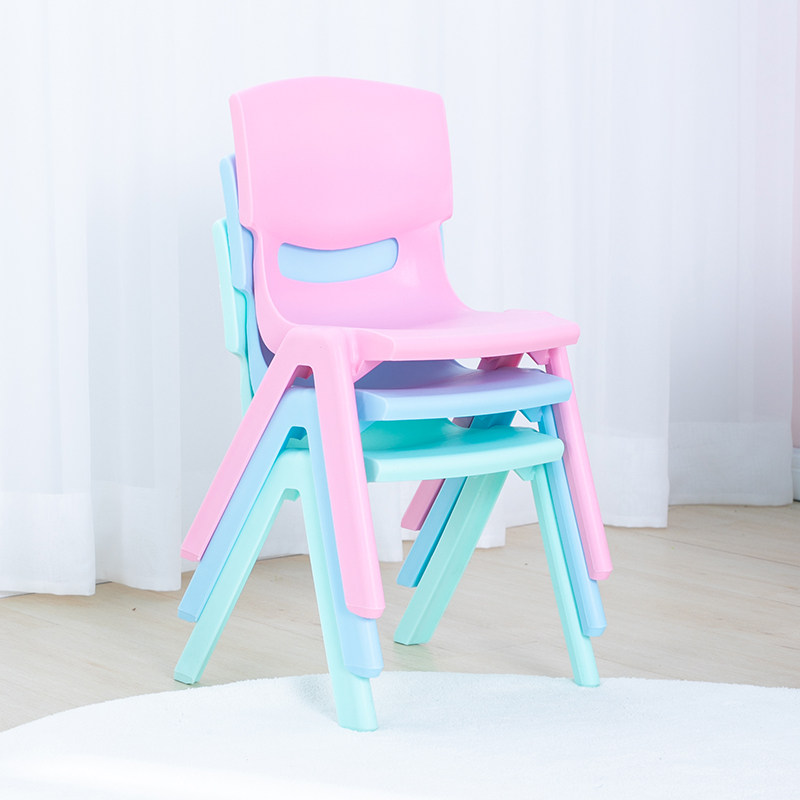 Children's chair Baby bench bench backKindergarten children's table and chair plastic dwarf stool household thickening seat