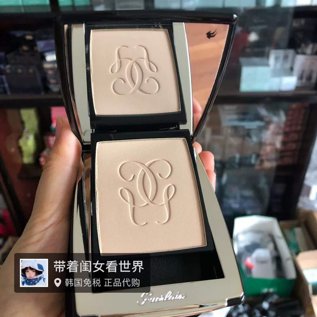 ㊣ [Spot] Guerlain New Gold Diamond / Black Diamond Repair Powder SPF15 / 10g Dưỡng ẩm 00/01 - Bột nén