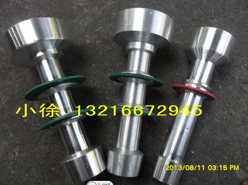 Grooved drum winder inverted wool machine small number aluminium spindle spindle 46MM with bearing 3 degrees 30 textile