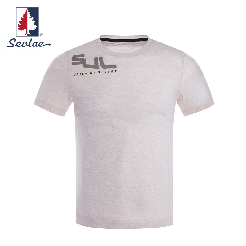 SEVLAE St. Flee wind 2020 Summer men's outdoor casual round collar short sleeve T-shirt S122994518