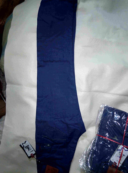 Jeans droite en vrac en coton pour été - Ref 1470146 Image 10