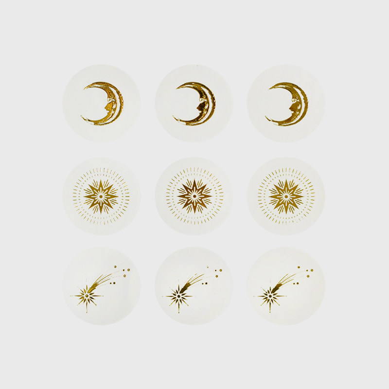 byearls white night original) transparent envelope sticker starry sky moon invites to Cambodia greeting cards decoration stickers adhesive