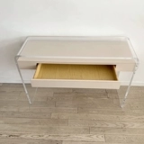 Teclast, современный акриловый стеклянный безопасный деревянный туалетный столик для письма, ноутбук