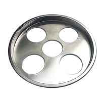 Soup noodle oven steamer 7-hole thickened movable panel barrel grid plate powder fence board hanger wooden barrel 4-hole steamer commercial