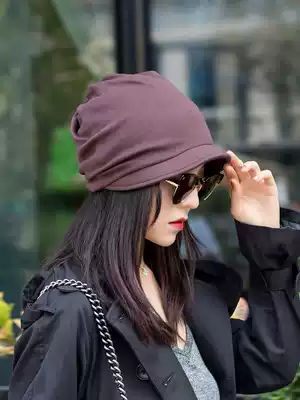 Net red moon hat summer thin Baotou hat female postpartum fashion Korean version of tide autumn and winter head towel hat windproof pile cap