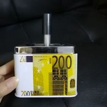 Creative Japanese trend fashion oil barrel ashtray personality mini ashtray stainless steel gasoline barrel ashtray