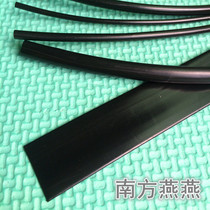  Black bright heat shrinkable tube Black bright surface soft wordless Wall heat shrinkable sleeve Headphone cable audio cable production sleeve