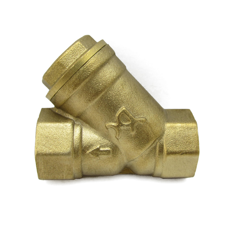 Water pipe Y filter All copper thickness pressurized pump central air conditioning pipeline filter valve 4 to 2 5 inches