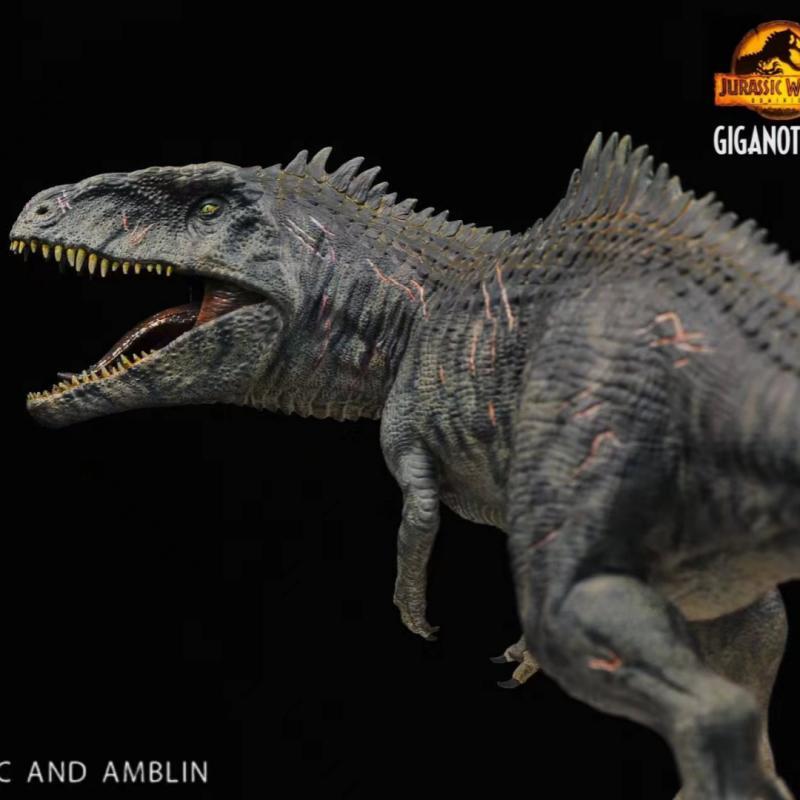 Globally Licensed Dino Dream Jurassic World Giganotosaurus Figurine Model Collectible 1/30