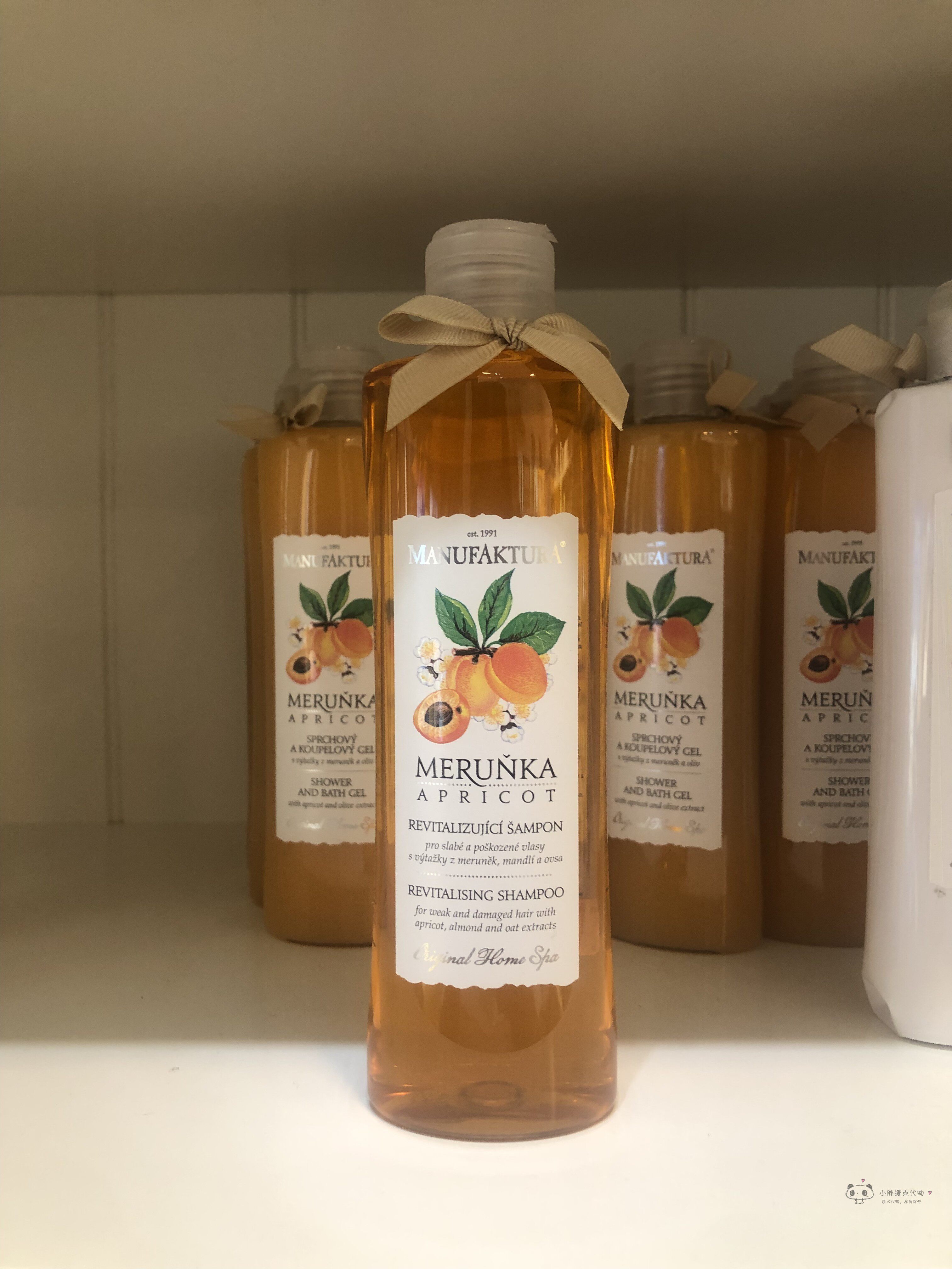 Czech MANUFAJTURA Apricot Shampoo Soft Damaged Hair maintenance