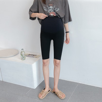 Summer New pregnant women pants Korean fashion slim stretch leggings Joker fashion five-point pants tide mom 8395