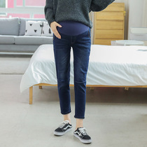 2018 Autumn Winter Gestation Woman Dress New Pregnant Woman Jeans Tobelly Pants Harun Slim Fit Slim Fit Pants Casual Boomer Dress