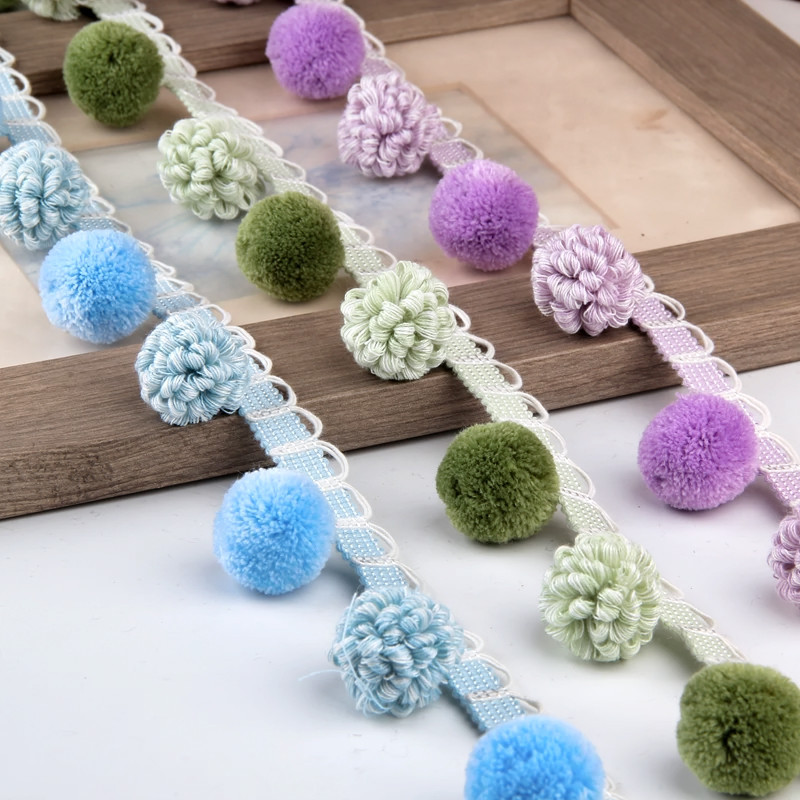 Curtain Lace Side Trim Decorative Sofa Accessories Pillow Lace Tassel Lace Bayberry Ball Pine Nut Ball Curtain Lace Side Trim Decorative Sofa Accessories Pillow Lace Tassel Lace Bayberry Ball Pine Nut Ball