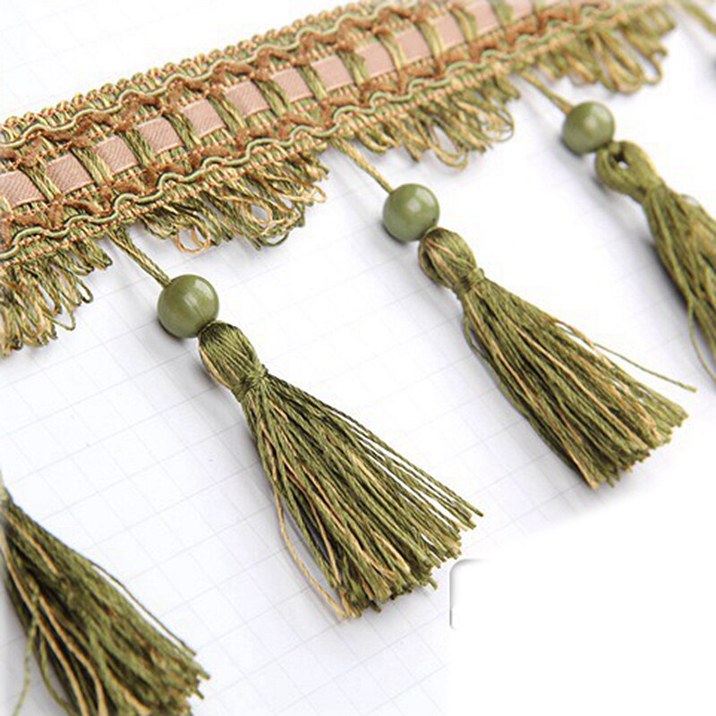 Curtains lace fabric accessories decorated golden pink black beige pearl singled lace pearl edge European-style cargo accessories