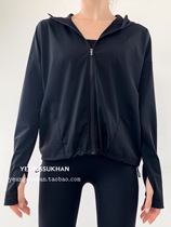 YEUNGSUKHAN Training Hooded Jacket Super Professional Breathable Yoga Track Jacket Fitness Sun Protection Thin