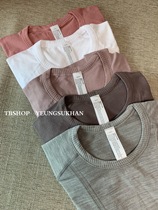 @YEUNGSUKHAN Summer classic sports short-sleeved * Pilates Yoga fitness running quality round neck T-shirt