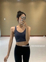 YEUNGSUKHAN all-in-one sports underwear*Full cup adjustable bra fixed chest pad yoga inner match