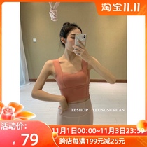 YEUNGSUKHAN human peaches * summer girl thick shoulder strap yoga pilates vest waist chest