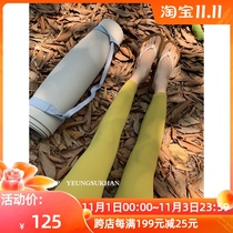 YEUNGSUKHAN one-piece molding without Y-line endless sutures high quality naked feeling high waist yoga ankle-length pants