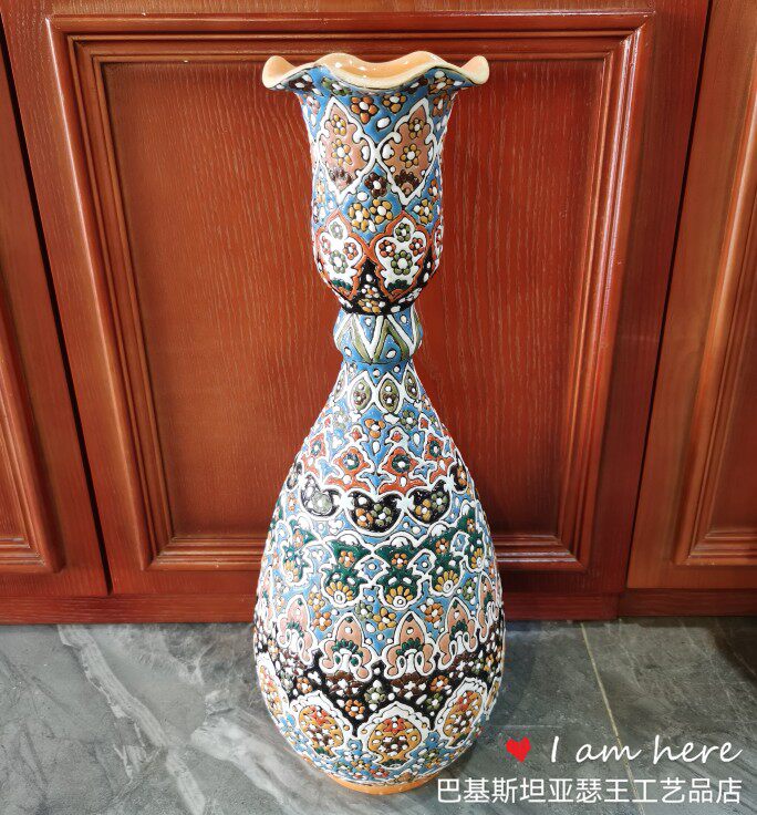Iranian tutaway vase swinging piece living room Xuanguan Hotel Villa Office Dining Room Bogu Rack Decoration Exotic Gifts