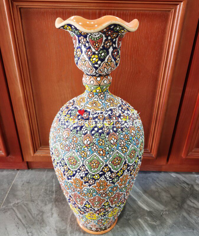 Iranian Turkish Crafts Vase Fittings Living Room Sighthouse Outdoor Style Decoration