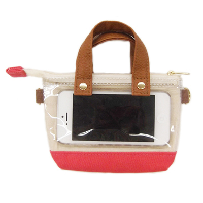 Nhà máy giải phóng mặt bằng Iphone dây kéo túi điện thoại nhiều lớp màn hình cảm ứng PVC chéo chéo nhỏ ba lô túi để điện thoại