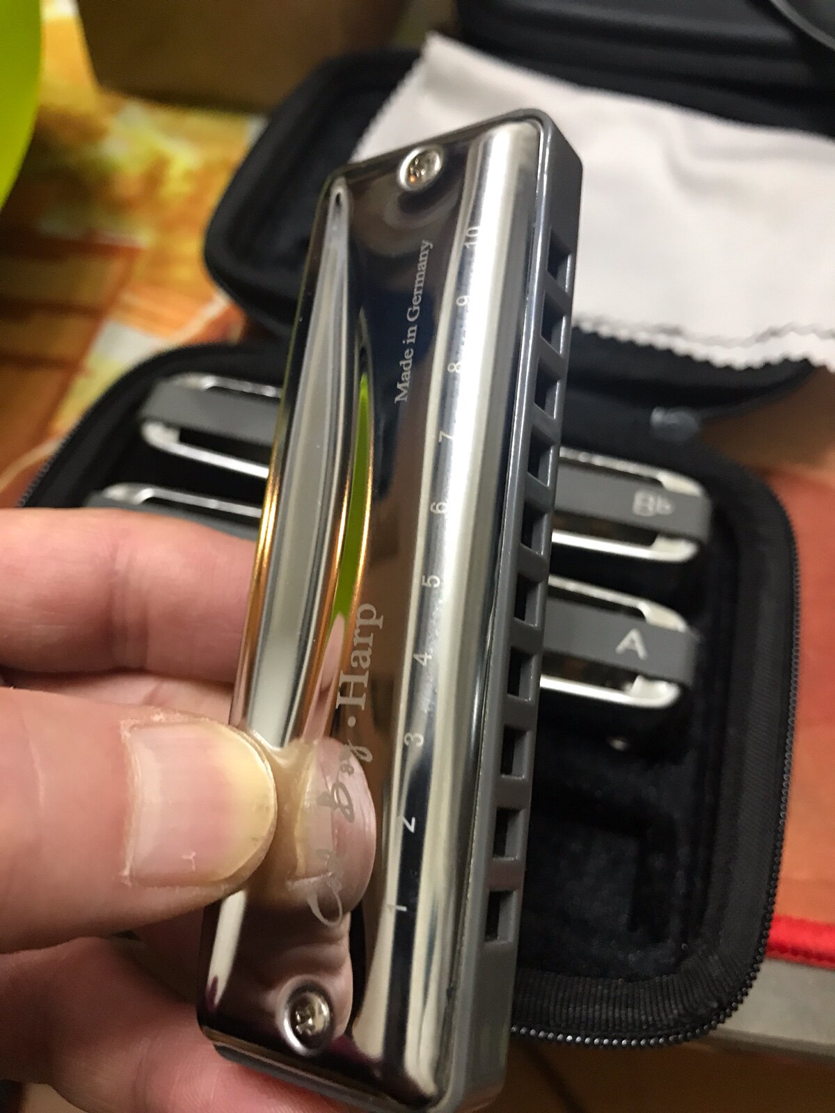 Electro-acoustic blues harmonica Bukugo steel cannon high-tech non-Tongbao Oriental and Lycon sound polyphonic chromatic scale