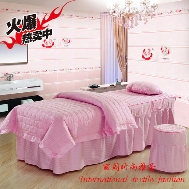 Khăn trải giường làm đẹp bốn bộ bông đẹp ra giường spa